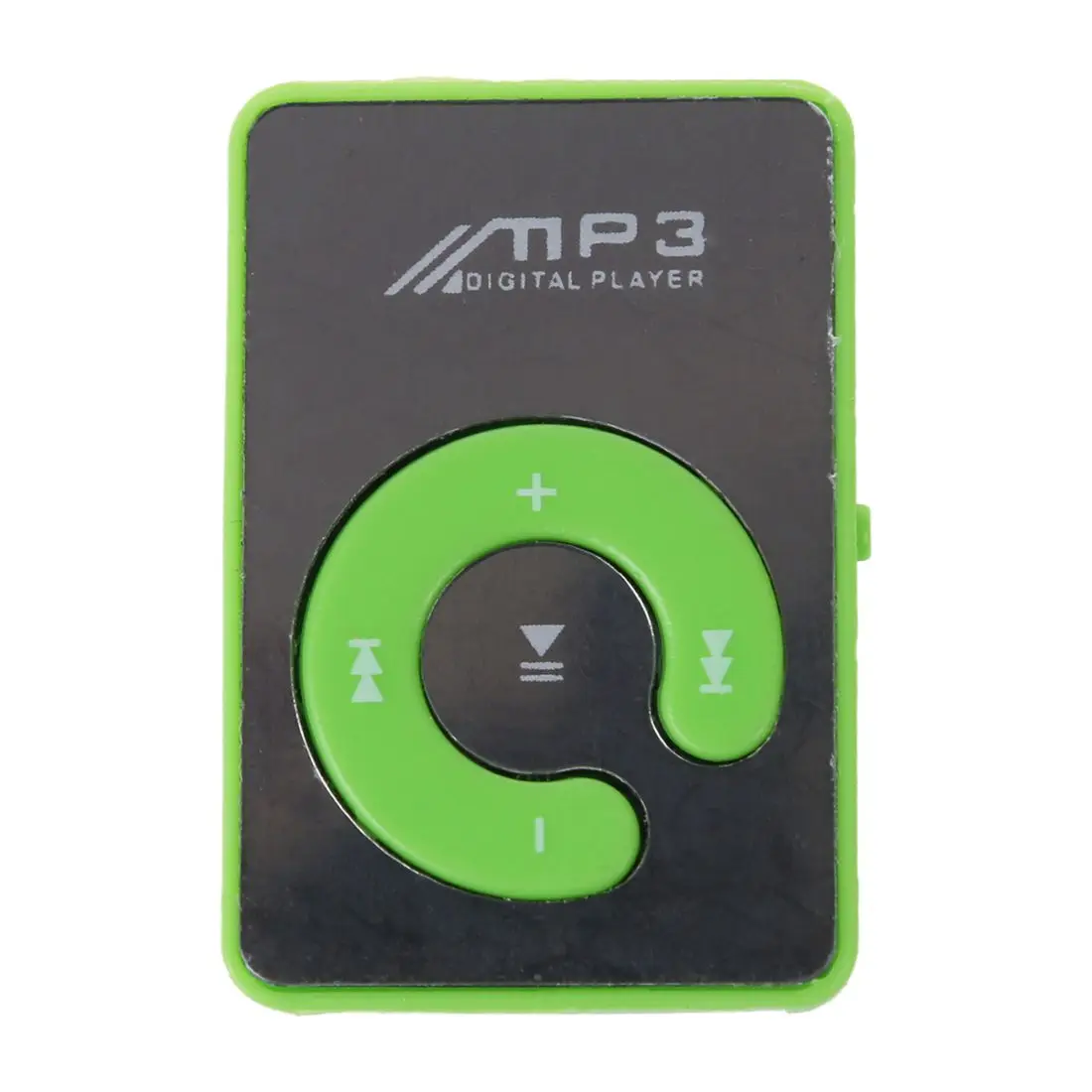 Мини зеркальный зажим USB цифровой Mp3 музыкальный плеер Поддержка 8 Гб SD TF карта - Цвет: Зеленый