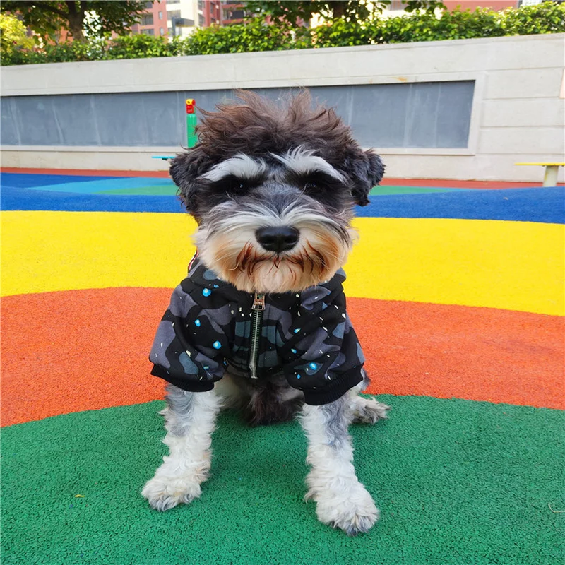 Новый Одежда с принтом в виде собак Осенне зимняя обувь Камуфляж молния Pet прилив