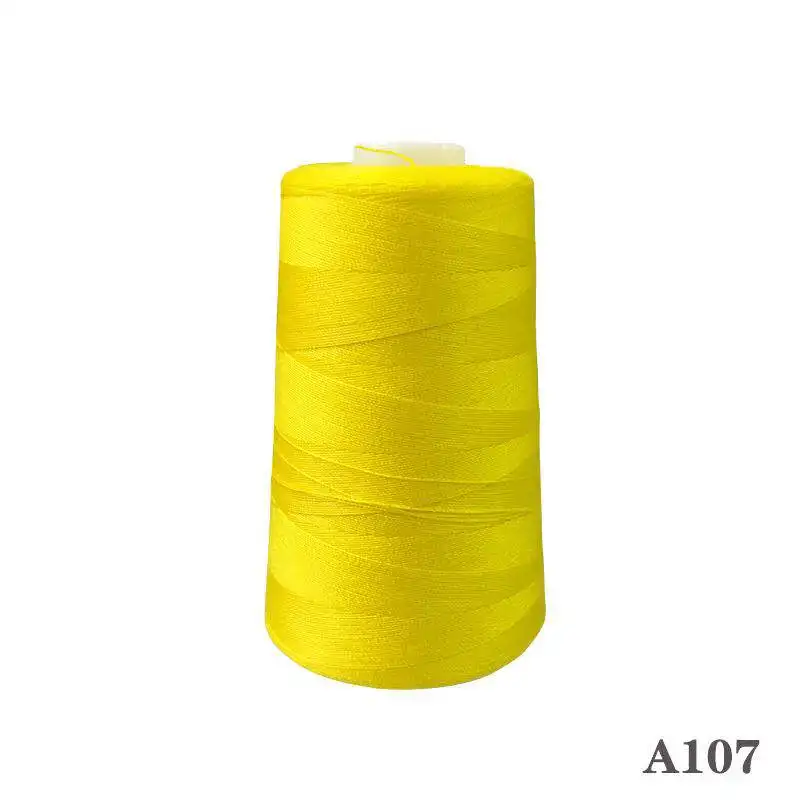 yellow 202 швейная нить 4500 ярдов хлопчатобумажная пряжа Защита окружающей среды полиэфирная линия Нижняя линия одежды, багажа и обуви - Цвет: yellow