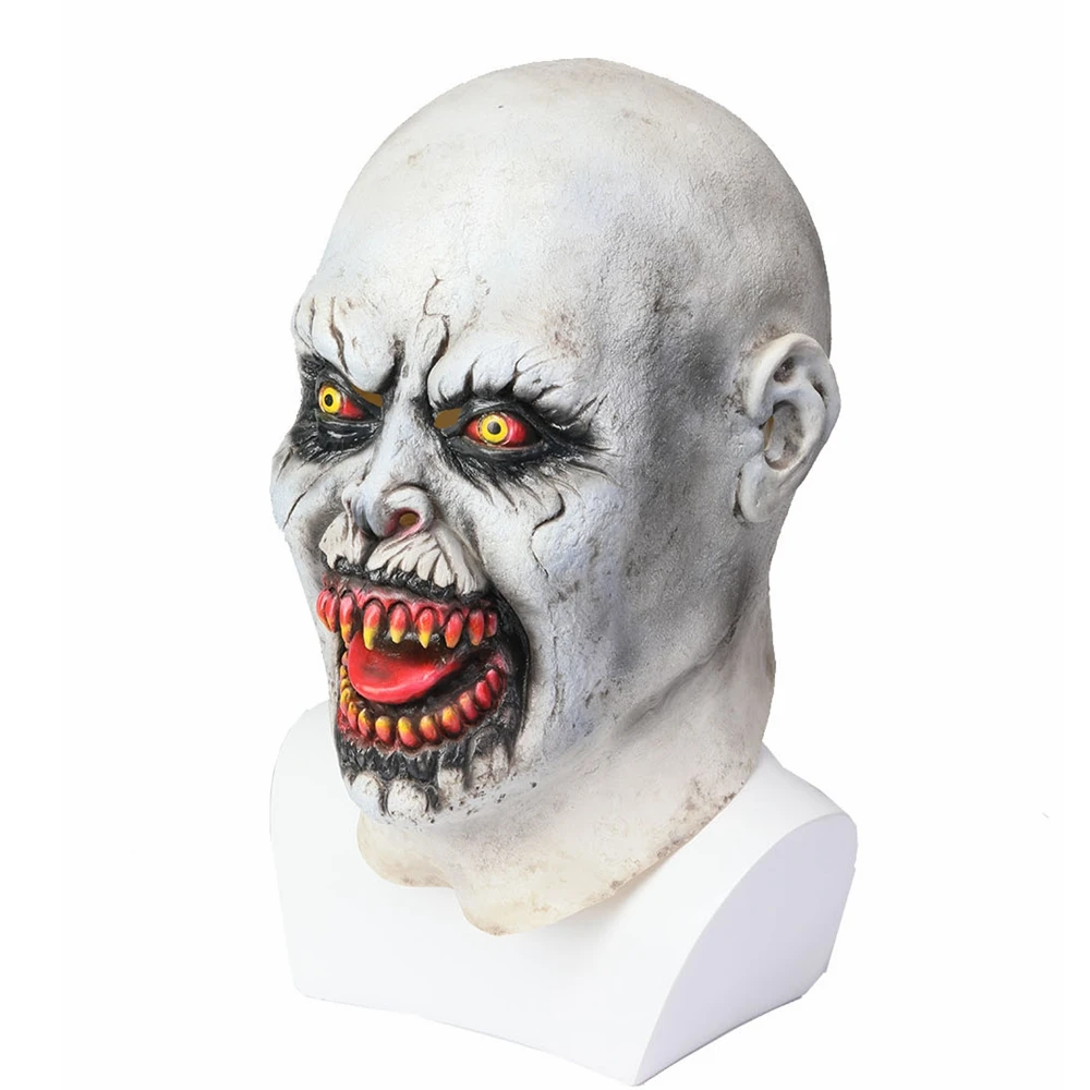 XCOSER монахини Косплэй Valak белого цвета для наращивания на всю голову маскарадные