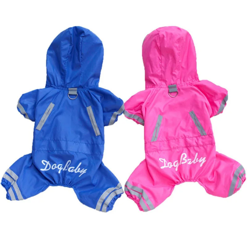 Светоотражающий плащ для собак четыре лапки водонепроницаемая куртка и пальто