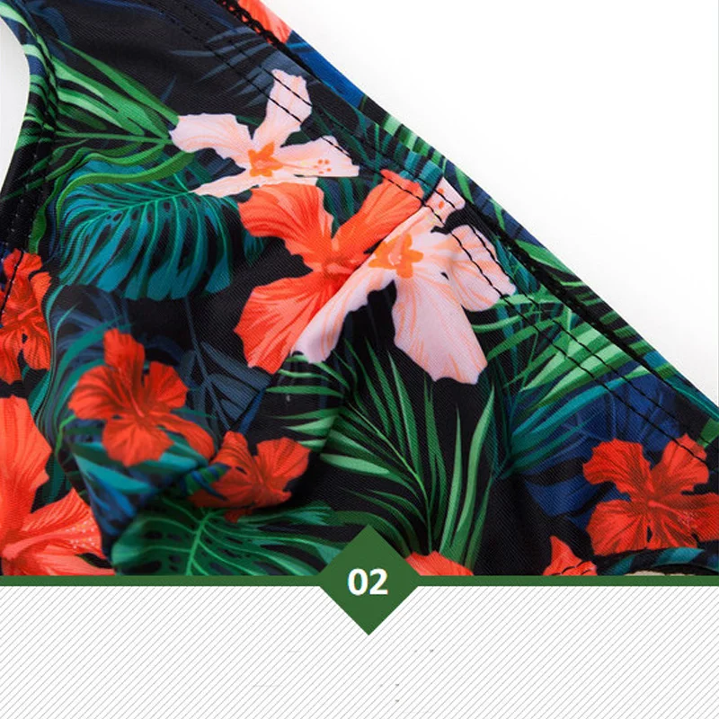 Мужские плавки с низкой талией купальный костюм принтом для серфинга пляжные