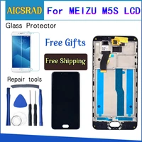 aicsrad for meizu m5s lcd display touch screen tools digitizer assembly replacement for meilan 5s phone