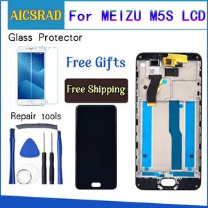 AICSRAD For Meizu M5S LCD Display + Touch Screen + Tools Digitizer Assembly Replacement For Meilan 5S Phone