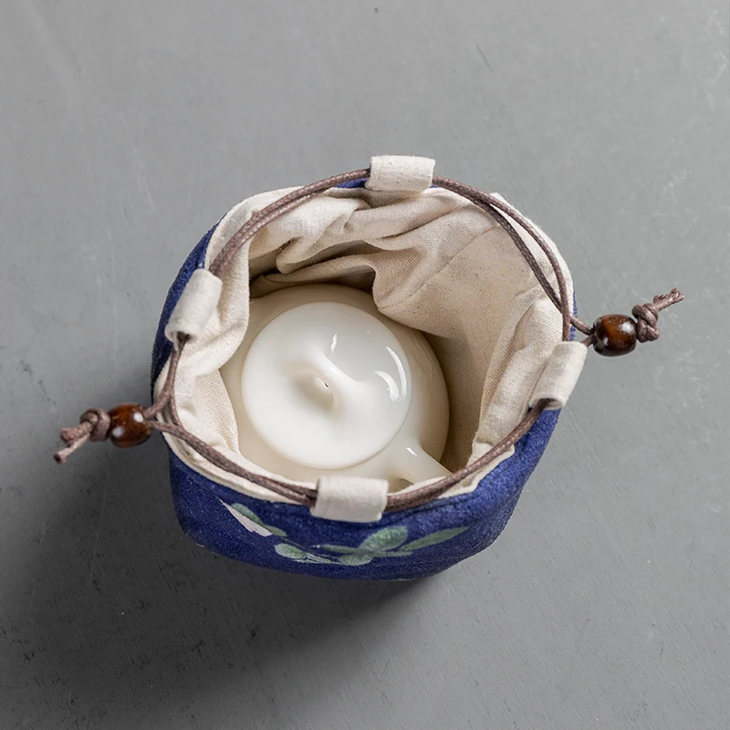 Винтажный стиль Teaware сумка для хранения плотный пеньковый хлопковый чайный чайник держатель банки сумка для путешествий на открытом воздухе легкие аксессуары для переноски Новинка
