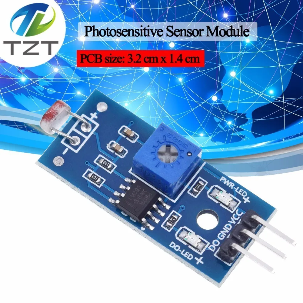Светочувствительный Сенсор Модуль светильник обнаружения модуль для Arduino DIY