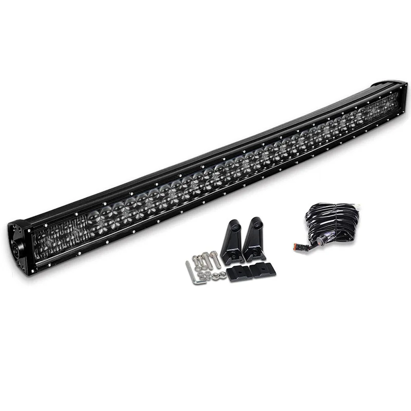 400W and wiring kit 5D 22 32 42 дюймов прямые синтетические волосы внедорожный светодиодный светильник бар 200W 300W 400W комбо луча СВЕТОДИОДНЫЙ светильник для джип автомобиль грузовик 4x4 ATV 4WD внедорожник - Цвет: 400W and wiring kit