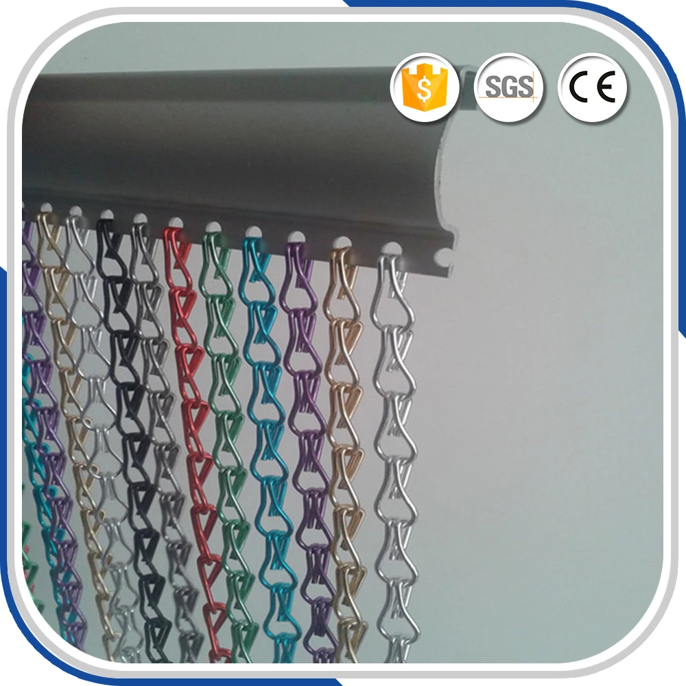 Подвесные Алюминиевые полосы на цепочке для дверных занавесок/оконных штор|fly