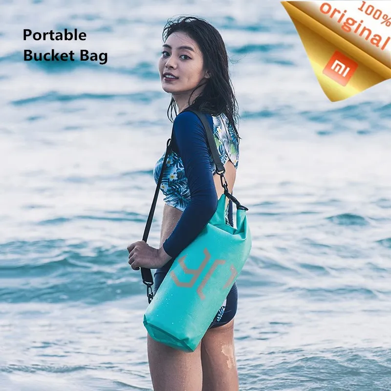 Xiaomi Портативная Сумка-ведро 10л вместительный модный рюкзак, уличная водонепроницаемая сумка для фитнеса, летняя пляжная сумка для плавания и путешествий