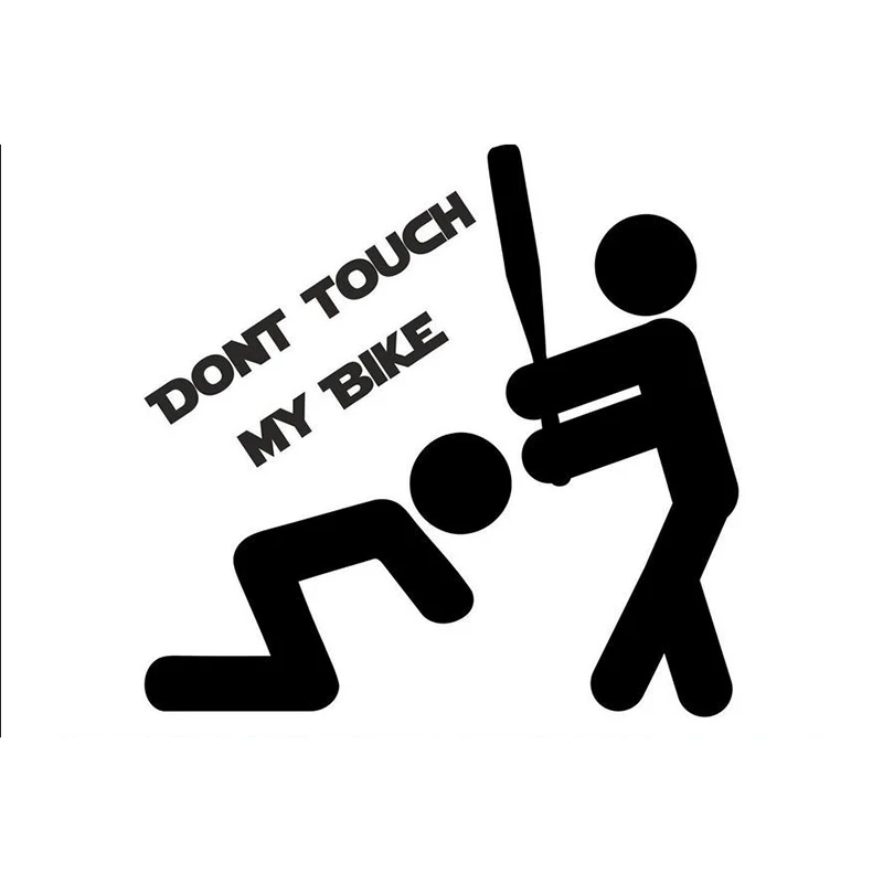 

Dont Touch My Bike Jmd Stickers Funny sticker suitcase motorcycle stickers 14x14cm