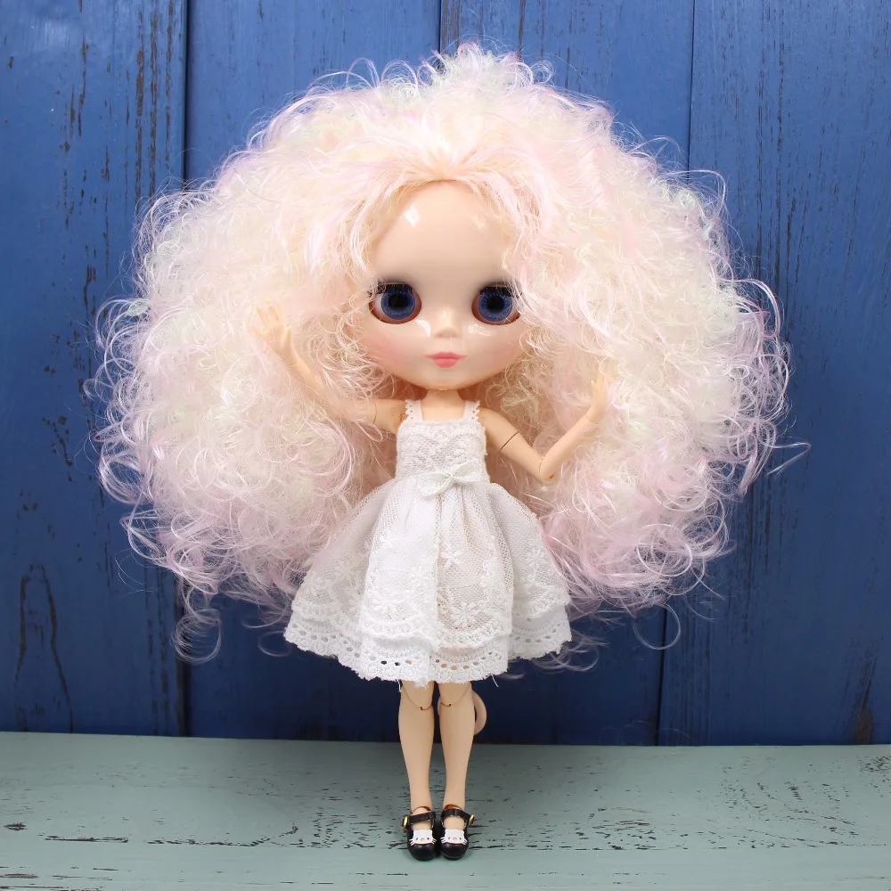 Ледяная кукла DBS Blyth 1/6 bjd розовый микс желтые волосы натуральная кожа сустав тела