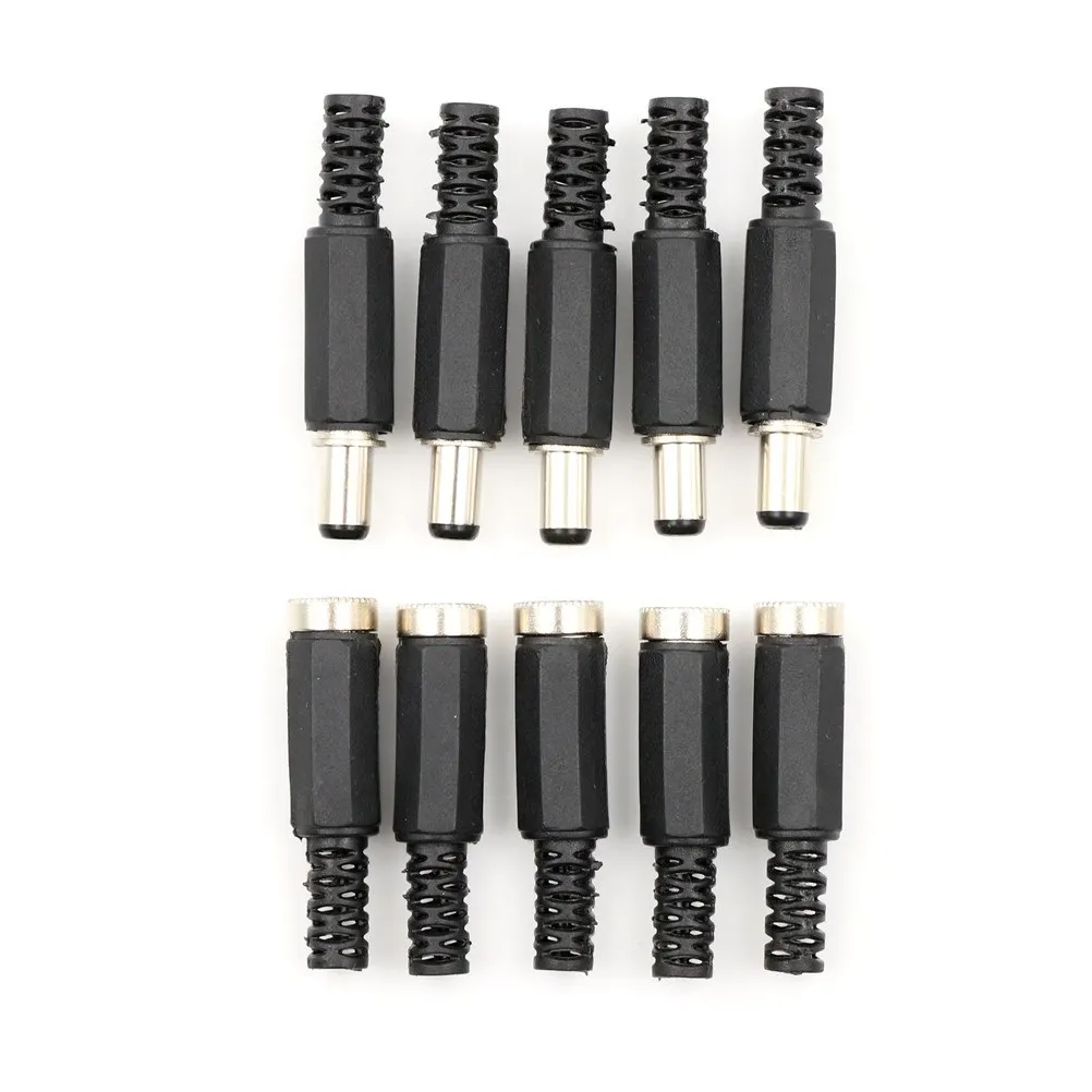 10 шт./компл. 12V/3A DC Мощность Гнездовой разъем Jack + штекер адаптера и