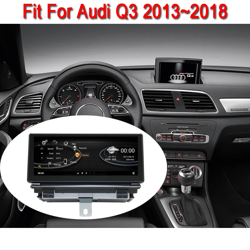 Liislee 8," Android для Audi Q3 2013~ сенсорный экран gps-навигация, радио, стерео Мультимедийный Плеер