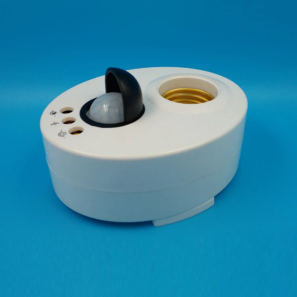 1pc hot PIR Motion Switch Detector 110V 220V E27 LED Bulb Base Infrared IR Sensor Light Automatic Wall Lamp Holder Socket | Лампы и