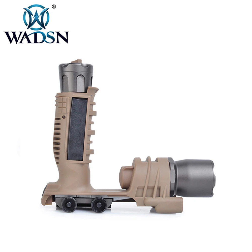 Тактический фонарь WADSN M910A вертикальный фонарик с FOREGRIP мгновенный стробоскоп |