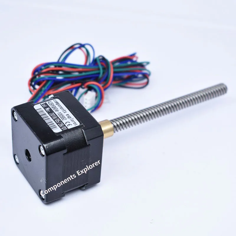 Nema17 42BYGH34-100S 100 мм T8* 8 шток линейный шаговый двигатель свинец Srew для 3D принтера