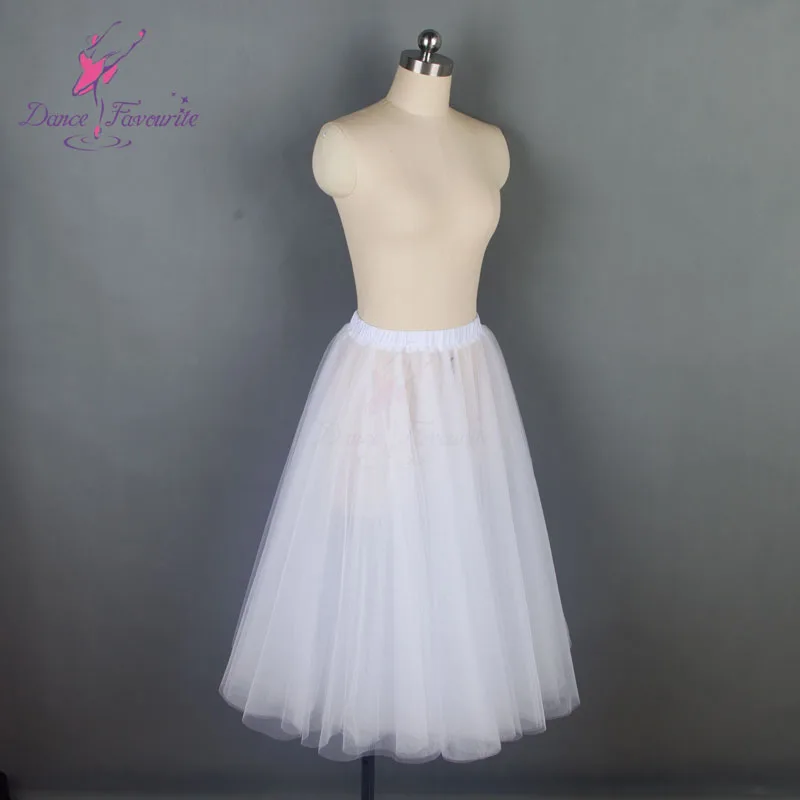 19025 Dance Favourite Four Layer Shinning Soft Tulle Romatic Ballet Tutu (without panty) Long Half Costume | Тематическая одежда и