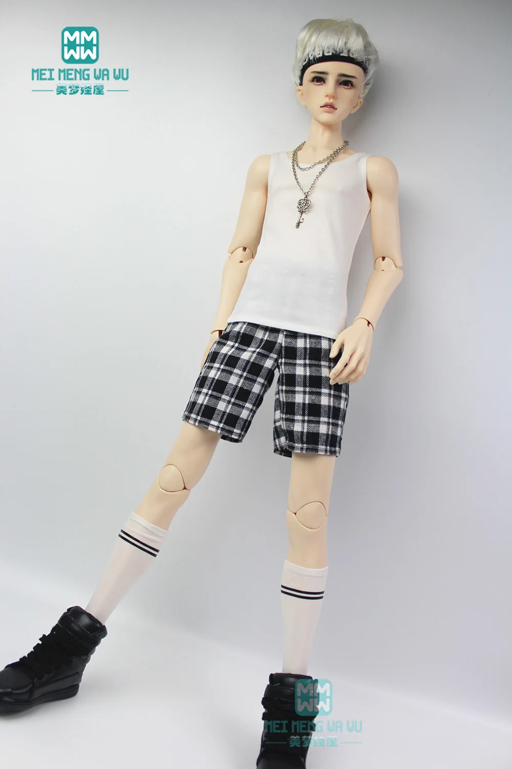 BJD аксессуары кукольная одежда для 67-70 см BJD uncle модные буквы с пальто, футболки, жилеты, шорты