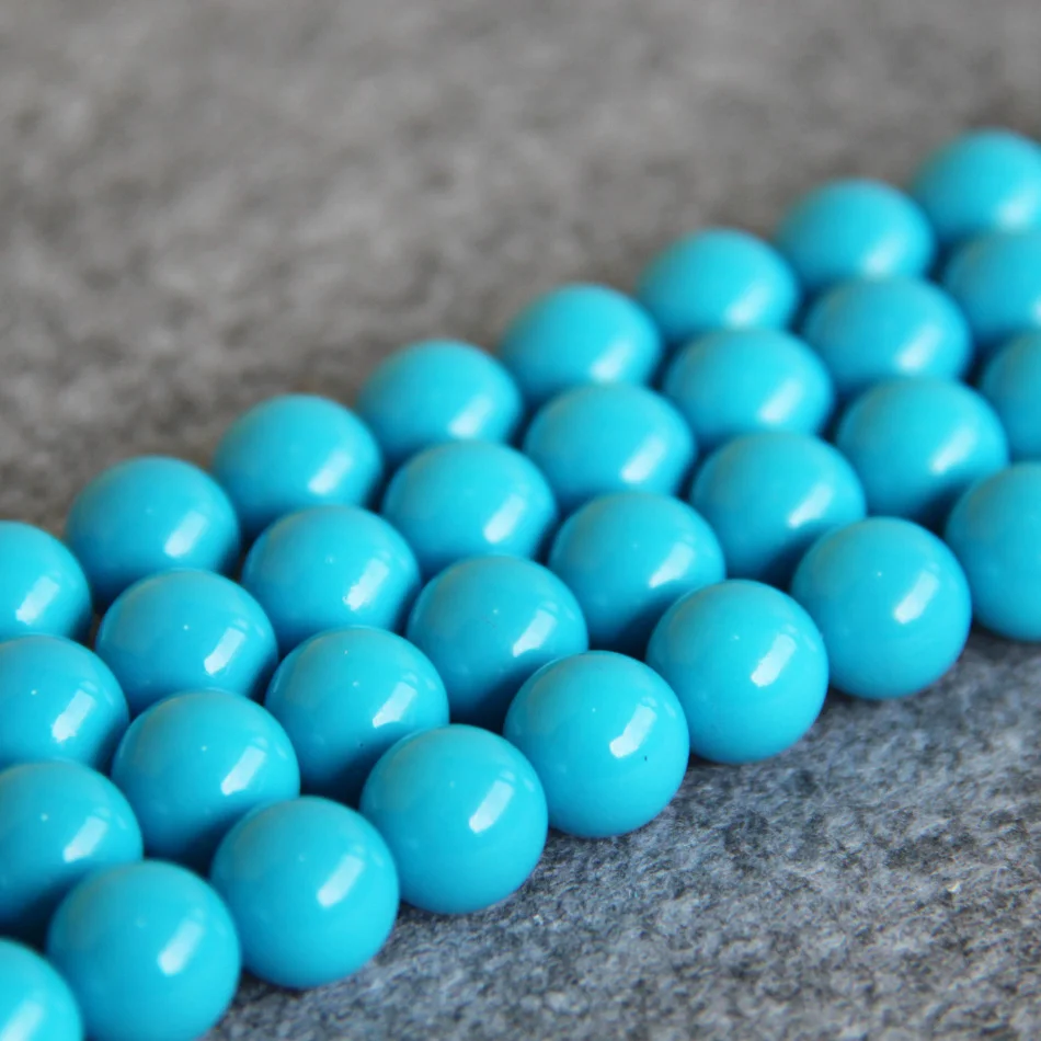 Бусины небесно голубые в форме ракушек для женщин и девушек россыпью