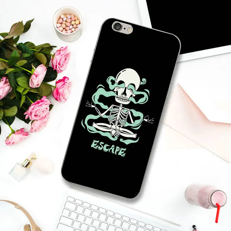 Чехол накладка из мягкого тпу для iPhone 8 7 6 6S Plus X XR XS Max 10 5 SE 5C 4 4|Бамперы| |