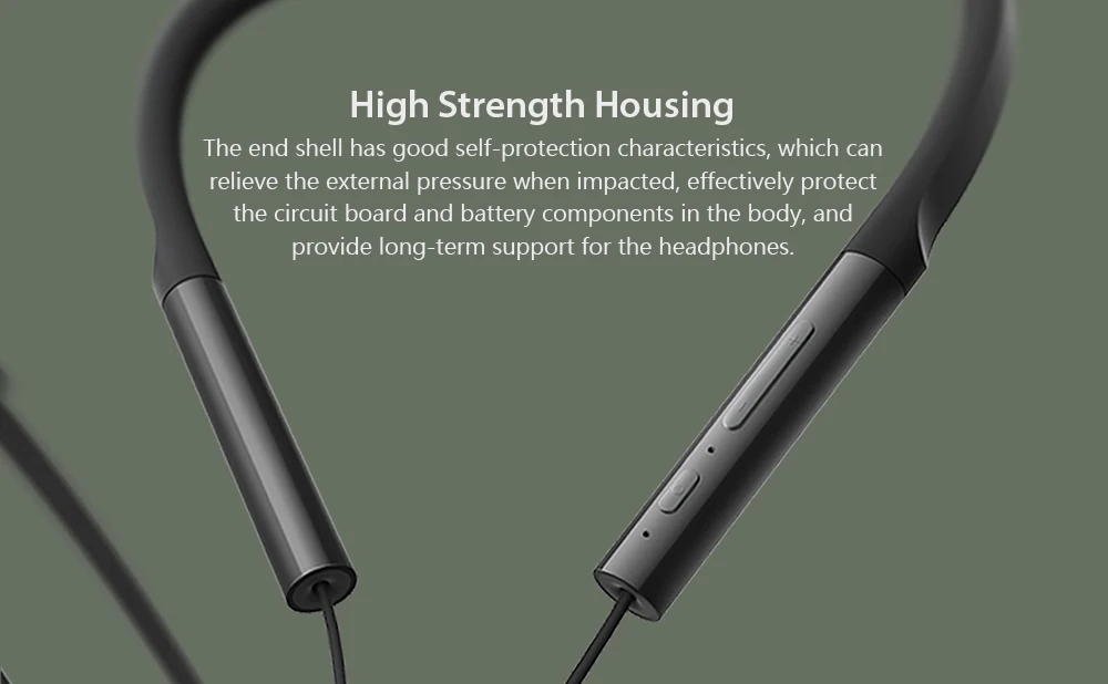 Xiaomi ожерелье Bluetooth наушники Молодежная версия Беспроводные наушники с микрофоном и встроенным управлением в ухо