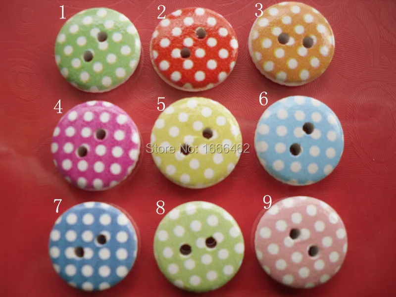 100 микс разноцветных 13 мм в Маленькая горошек деревенском стиле клетку