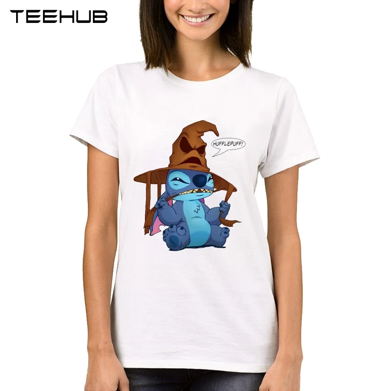2190 Женская футболка TEEHUB Spirit Hat,, женские топы с принтом демона, короткий рукав, забавная Классическая футболка - Цвет: 2190