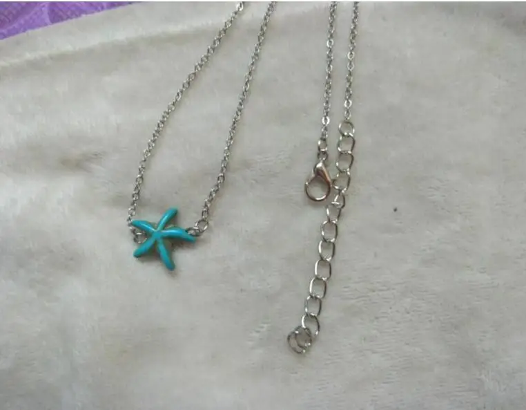 Комплект из серег и ожерелья в стиле ретро панк готика морская звезда|fashion jewelry