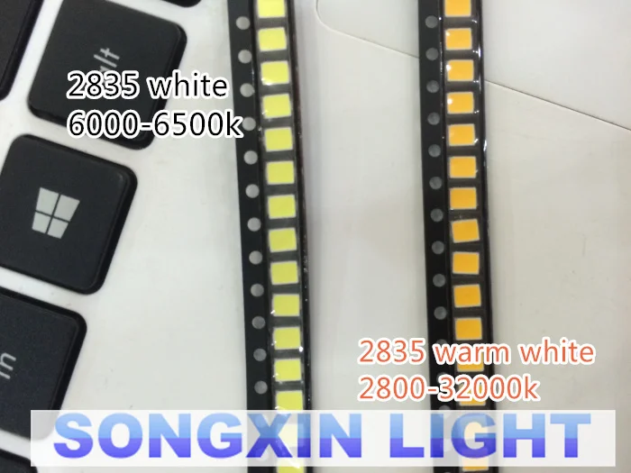 100 шт. 0 2 Вт SMD 2835 Светодиодная лампа Bead 20 25 лм Белый/теплый белый СВЕТОДИОДНЫЙ ные