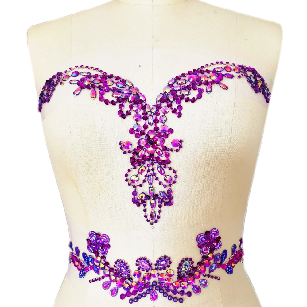 Красные желтые синие серебристые черные фиолетовые нашивки для рукоделия