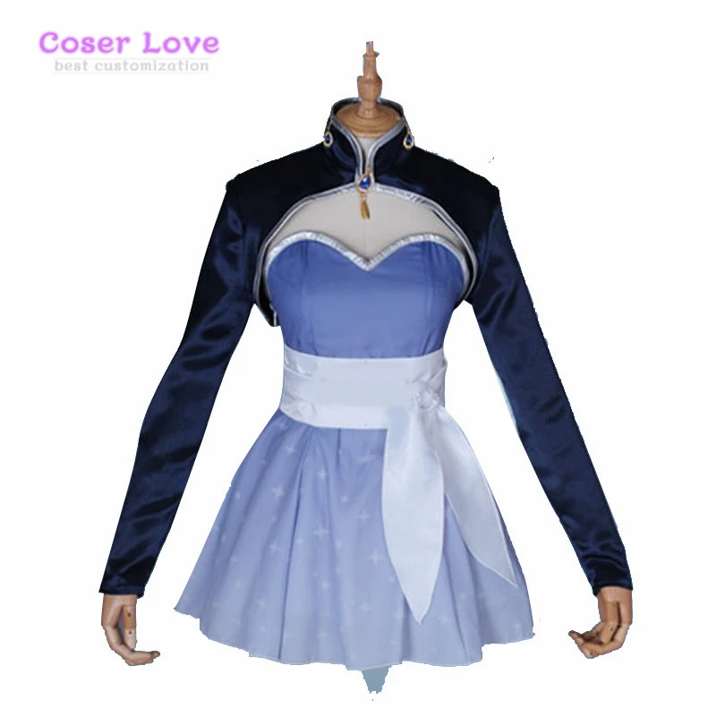 

rwby-Weiss Schnee Ice queen dress Cosplay costume Halloween Carnival New Years Christmas Costume