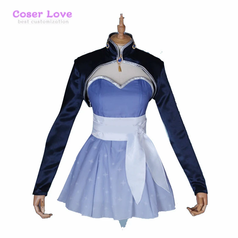 Платье Снежной Королевы rwby Weiss Schnee карнавальный костюм на Хэллоуин карнавал