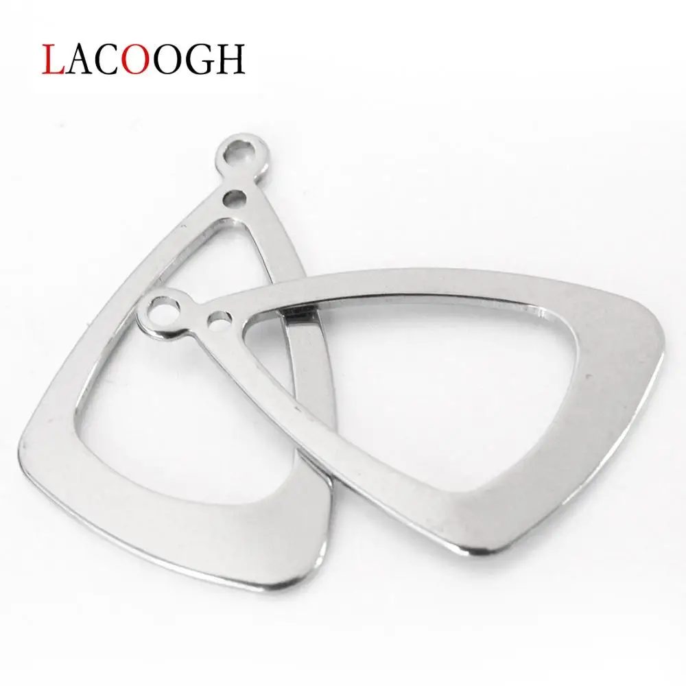 Оптовая продажа новые Подвесные серьги из нержавеющей стали Lacoogh 10 шт./лот для