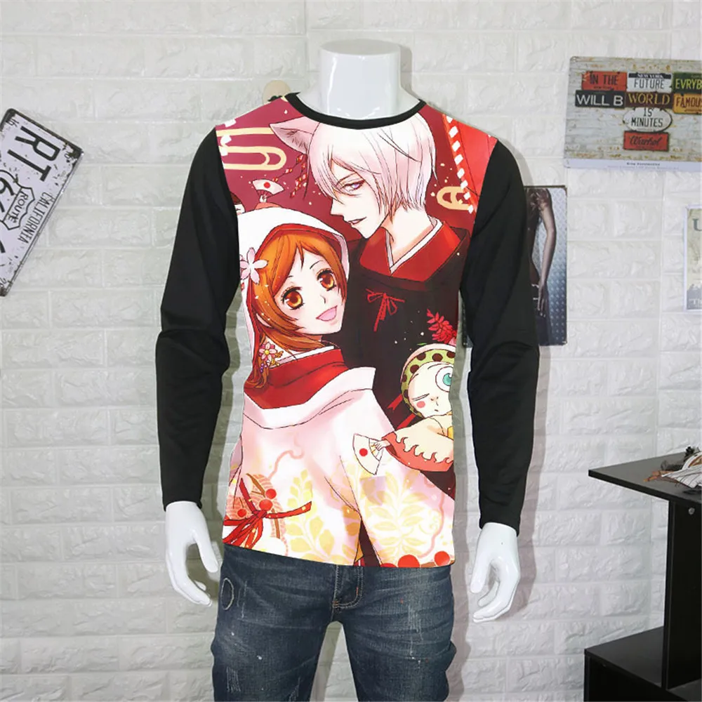 Косплей, японское аниме Kamisama Love футболка Kamisama футболка «поцелуй» Tomoe Momozono Nanami костюм летняя футболка милый подарок футболка