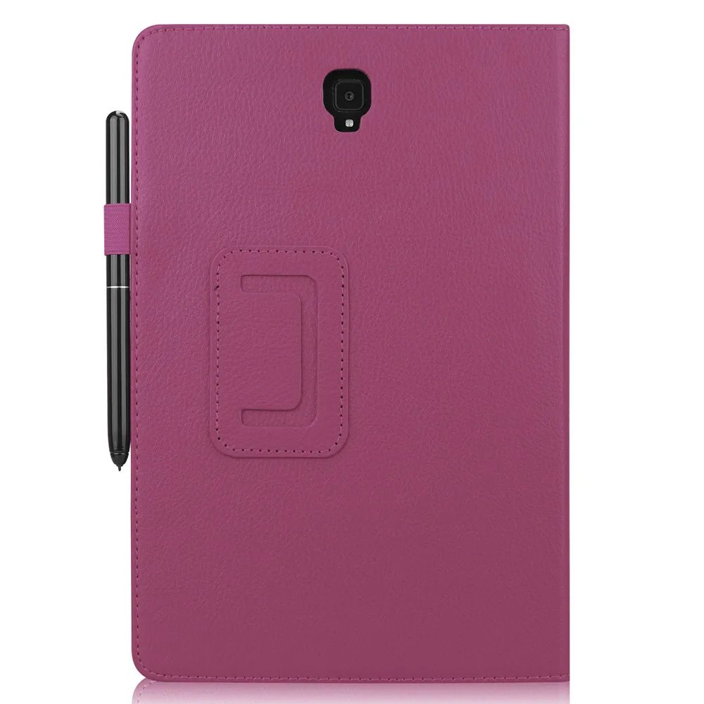 Модный мягкий прочный автоматически для samsung Galaxy Tab S4 10,5 T830/T835 PU+ кожаный смарт-чехол с подставкой# ZS - Цвет: Фиолетовый