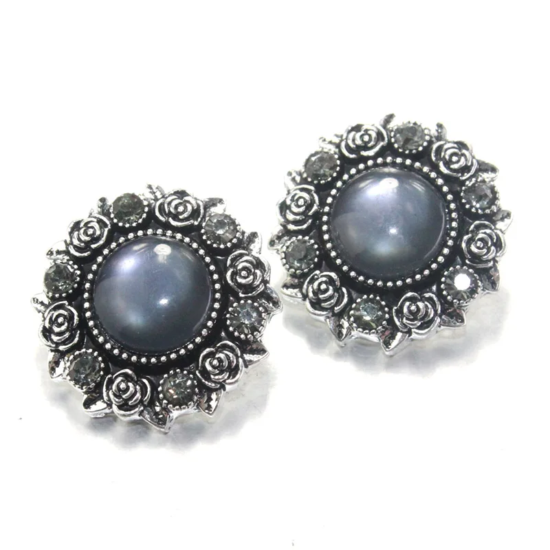 2019 хрустальные металлические кнопки 18 мм для браслета женские браслеты часы