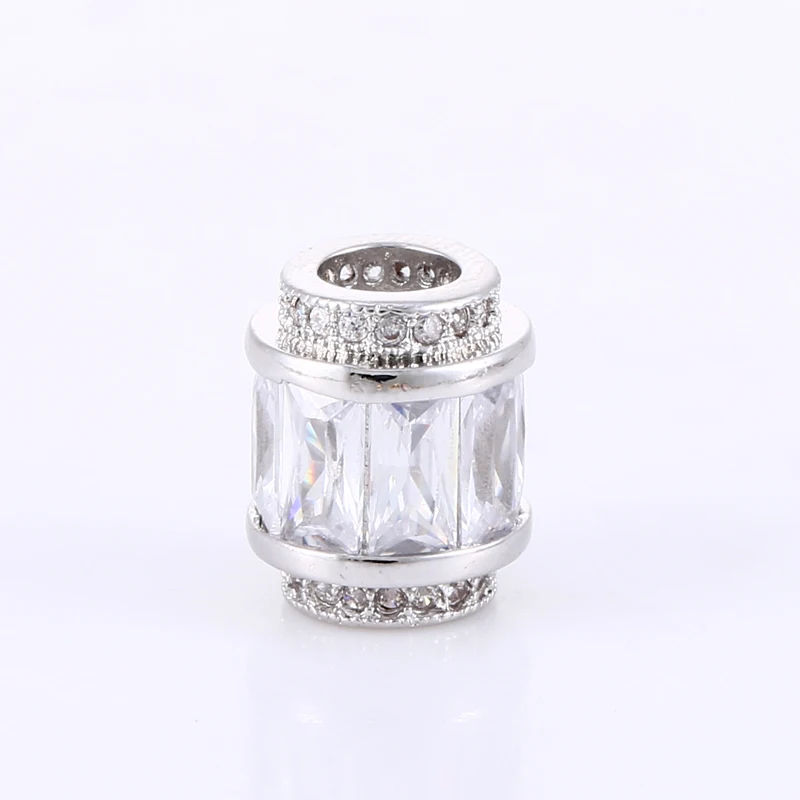 1 шт. очаровательные бусины из микро циркония с кристаллами оптовая продажа