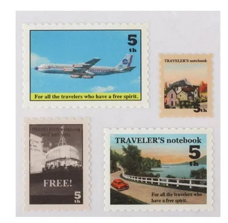 4 листа ретро-наклейка на заднюю панель | Канцтовары для офиса и дома