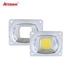 Светодиодная матрица с COB матрицей, высокомощный светильник, не мигает, теплый белыйхолодный белый, 20 Вт, 30 Вт, 50 Вт, 110 В, 220 В