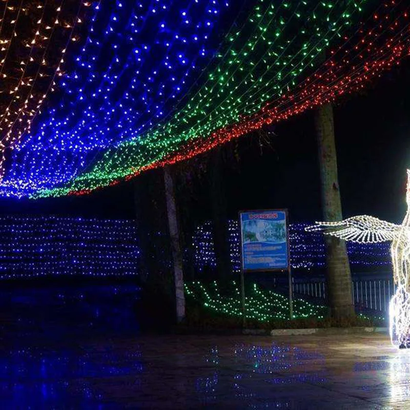 

Гирлянда 100LED 10 м Рождественская/Свадебная/Праздничная Декоративная гирлянда AC 110V 220V Наружная Водонепроницаемая светодиодная лампа 9 видов ...