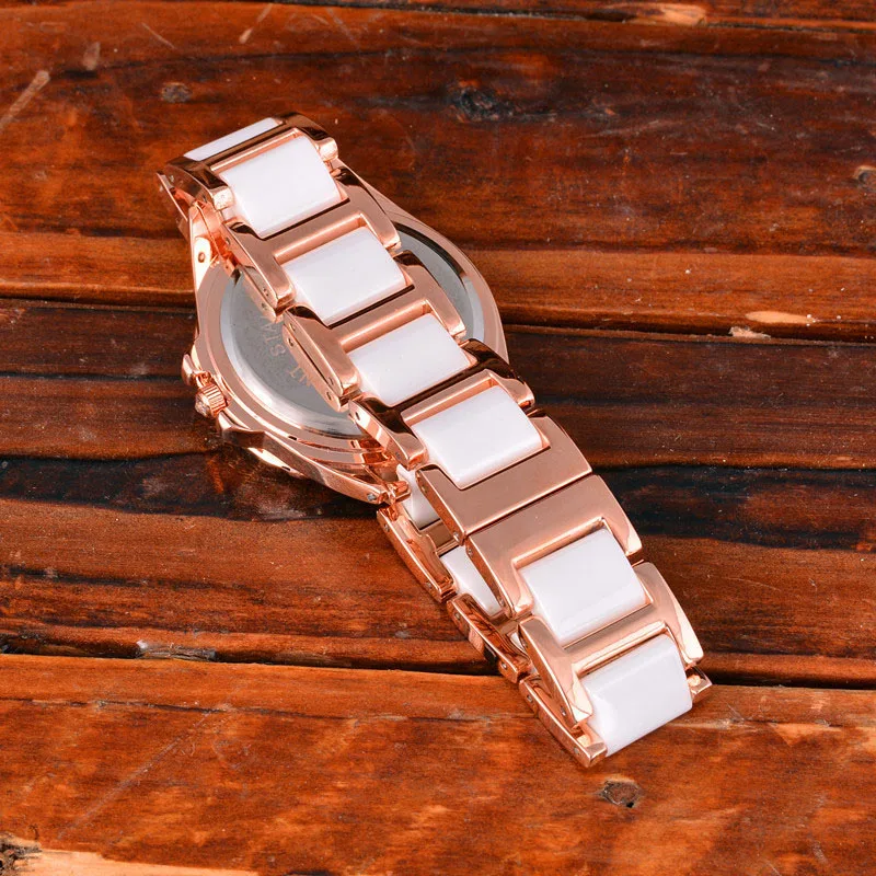 

2019 Women Watches Stainless Steel Quartz Dress Bracelet Ladies Watches Women Rhinestone Rose Gold Female Clock Relogio Feminino