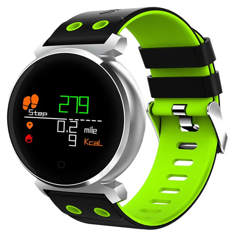 IP68 Waterproof Colorful OLED Smart Band Pressure Heart Rate Monitor Watch Bracelet Blood oxygen Wristband | Электроника