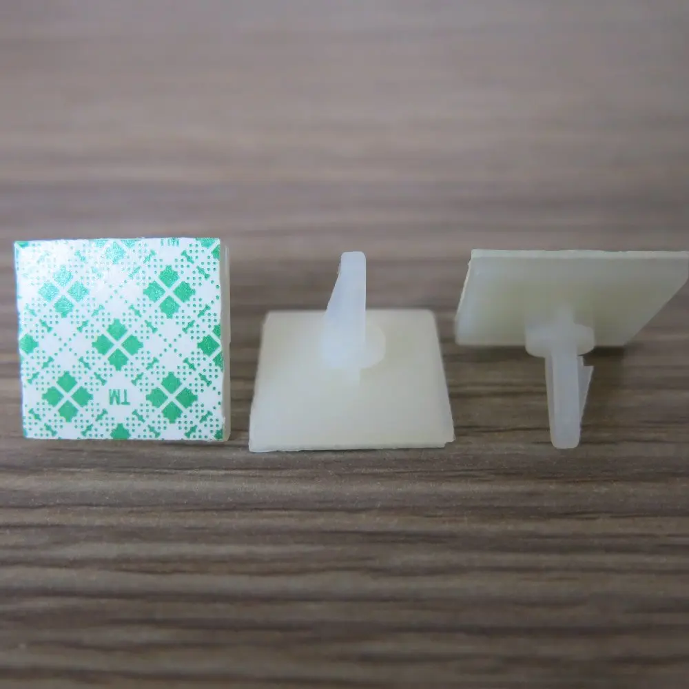 50 шт. самоклеящиеся нейлоновые пластиковые зажимы 4 мм|plastic nylon spacers|plastic spacerstick on |
