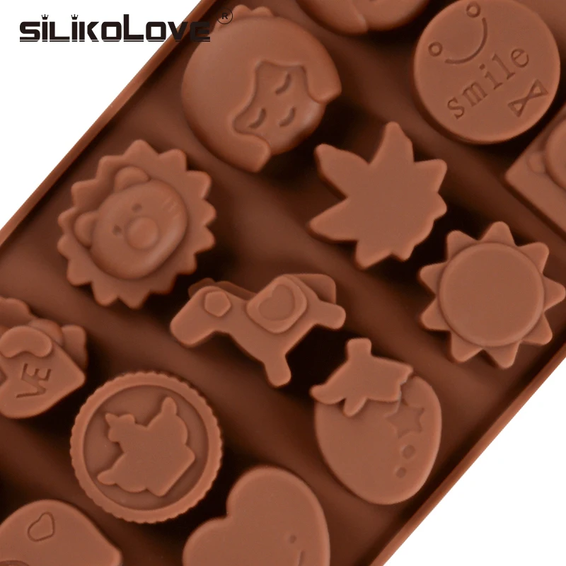 SILIKOLOVE, новые формы для тортов, личность, 15 полости, для приготовления тортов, FDA LFGB, силиконовые формы для выпечки, противень для выпечки, инструменты для тортов