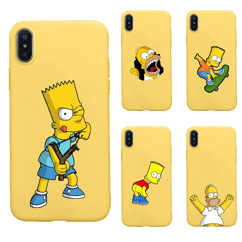 Чехол для телефона Homer J. Simpson силиконовый чехол из ТПУ iPhone11 5 5S SE 6 6s 7 8 PLUS XR XS MAX