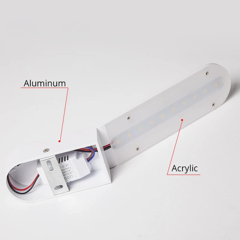 Светодиодная настенная лампа декоративный алюминиевый светильник для гостиной