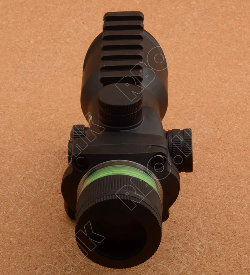 Тактическая Призма Оптика зеленая ткань 4x32 в стиле ACOG прицел с 20 мм Пикатинни крепление основания M9430