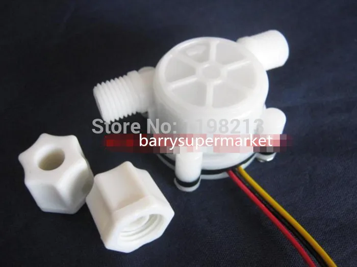 

New G1/4 Water Flow Sensor Switch Meter Counter Hall Sensor Flowmeter 0.3-6L/min 0.8MPa