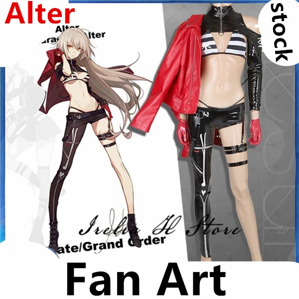 Alter FGO Косплей Fate/Grand Order Jeanne d'Arc Костюм Fan art Moongirlfriend сексуальный костюм куртка