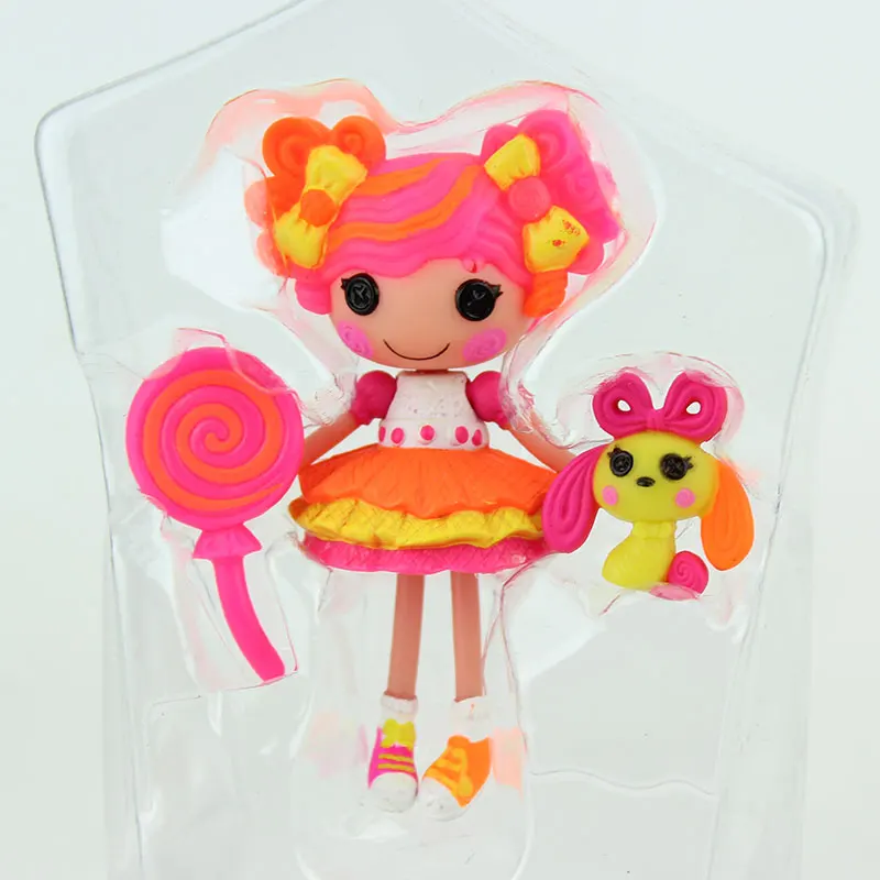 3 дюймов MGA куклы Lalaloopsy с аксессуарами, мини куклы для девочки игрушка театр свой уникальный стиль